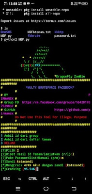 Cara Hack Facebook dengan Termux