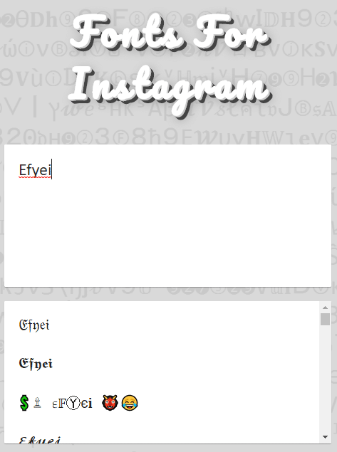 font bio instagram dan facebook