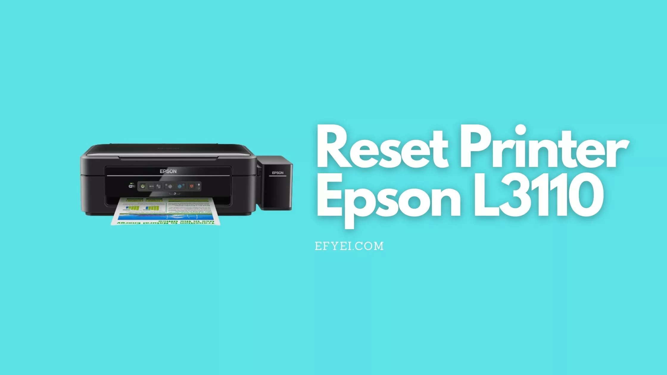 reset printer epson L3110