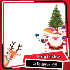 Twibbon Merry Christmas 2021