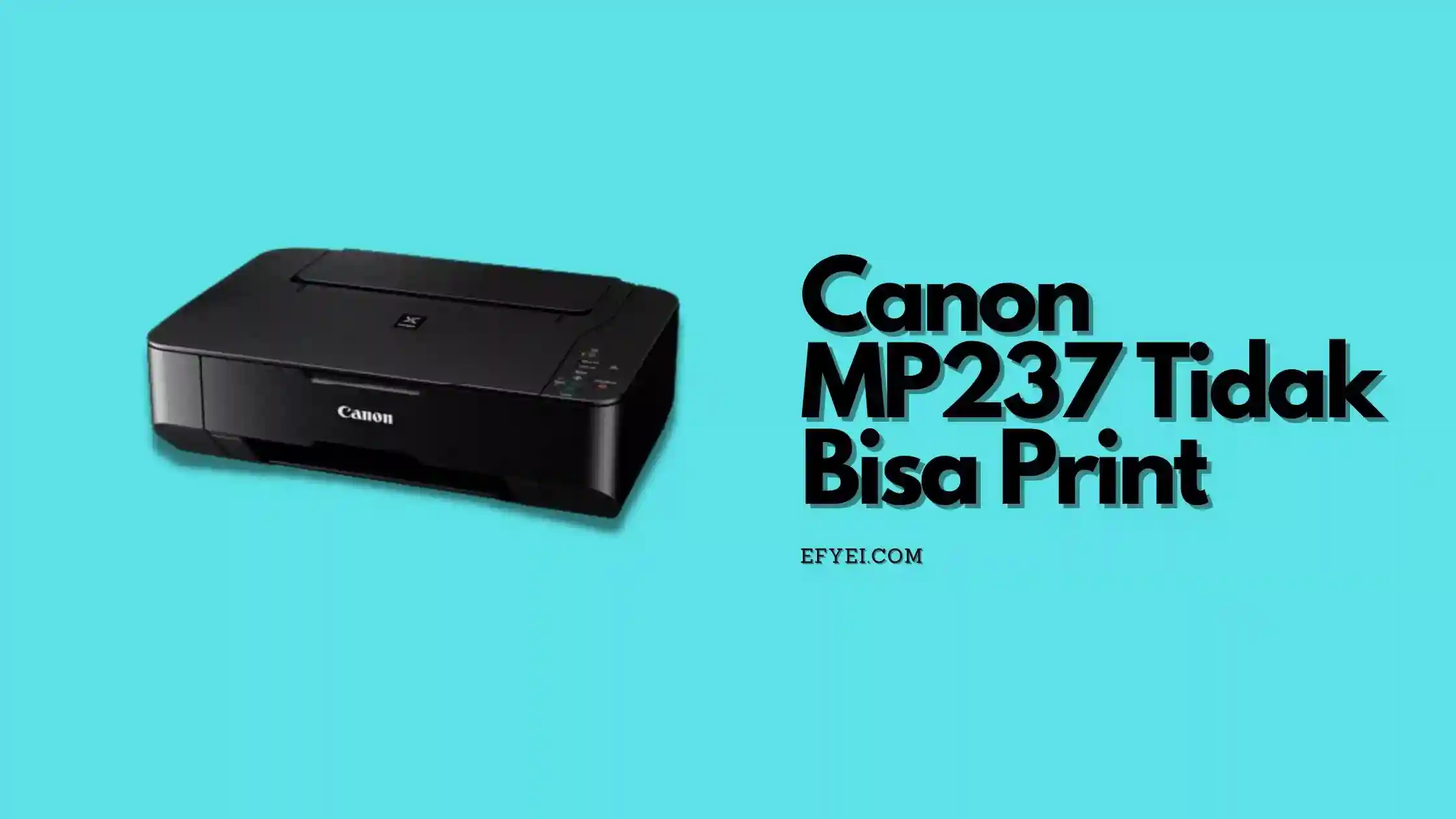Printer Canon MP237 Tidak Bisa Print