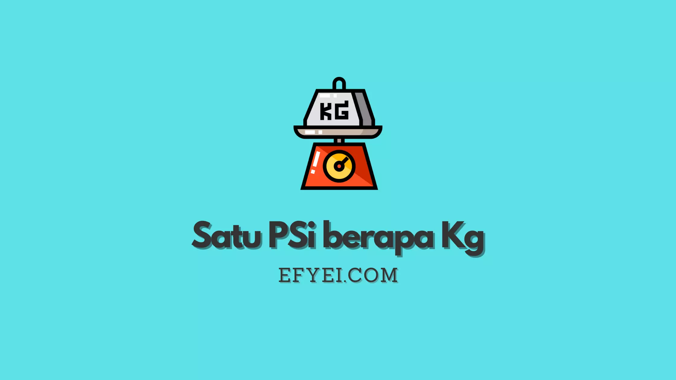  1 PSi Berapa Kg Sih Tak Perlu Bingung Ini Penjelasannya 