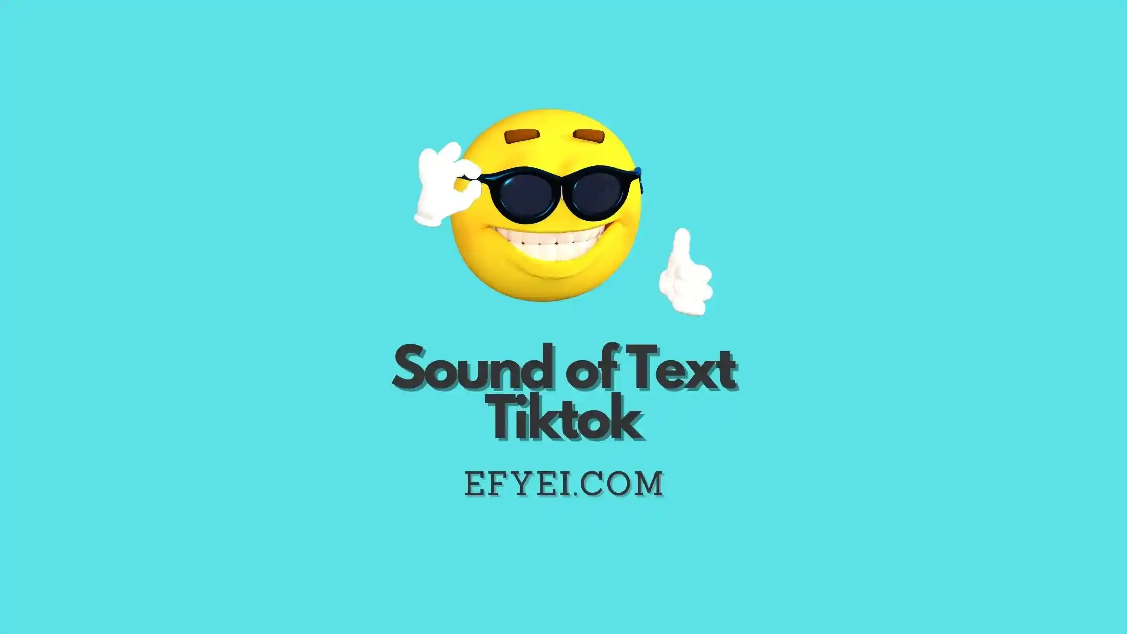Sound of text TikTok