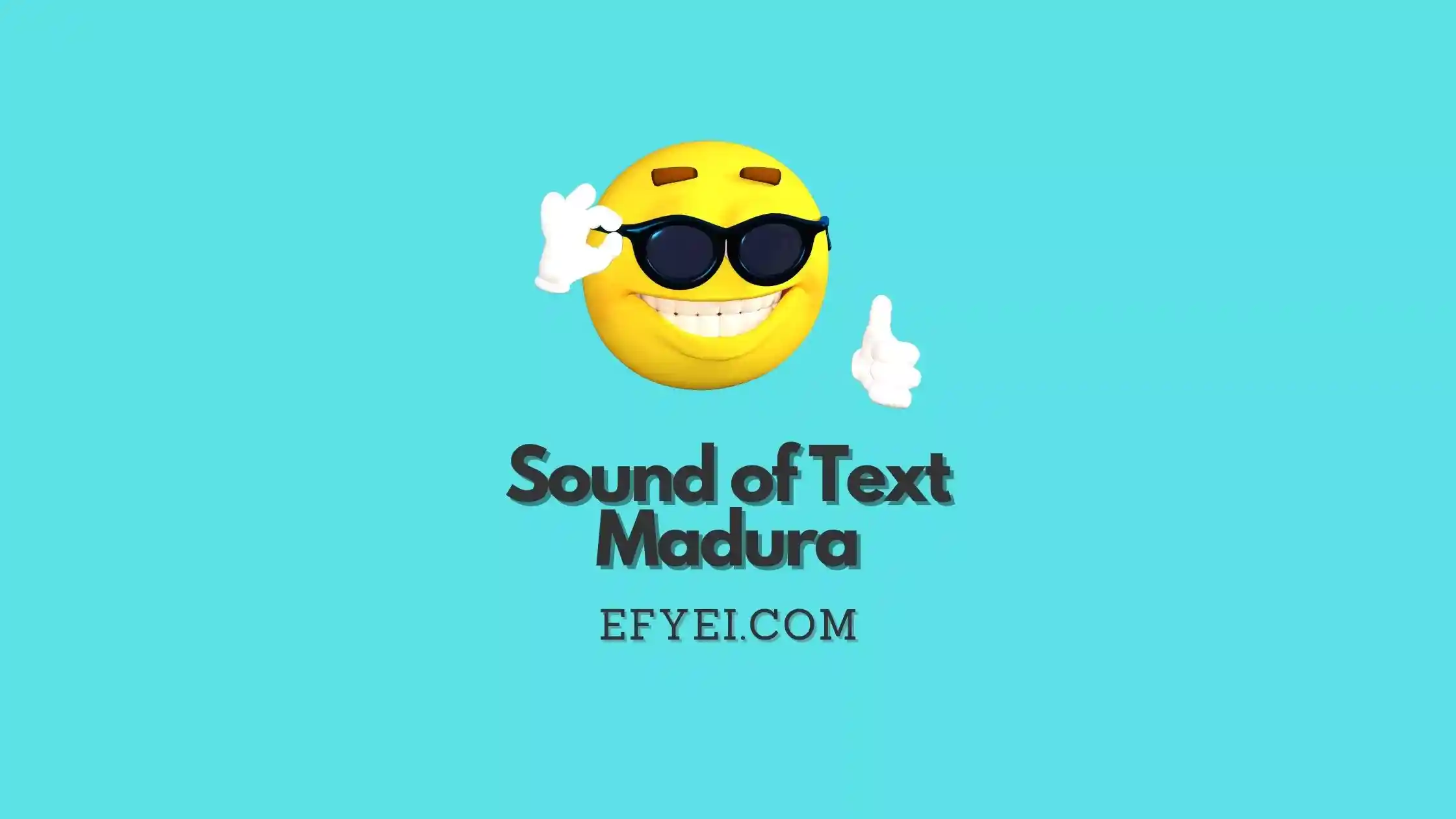 Sound of Text Madura