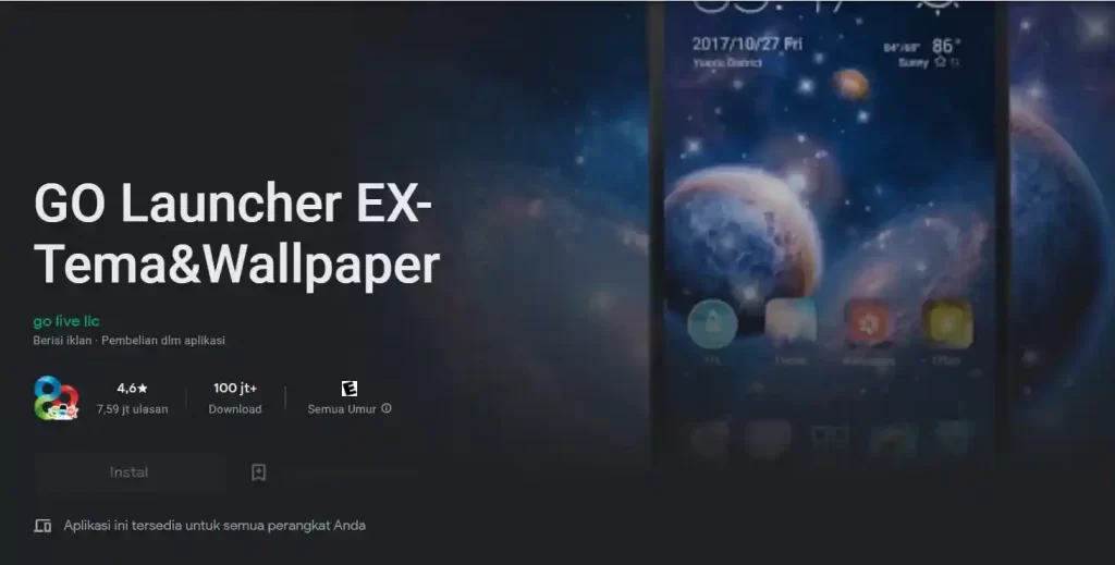 Tema GO Launcher EX