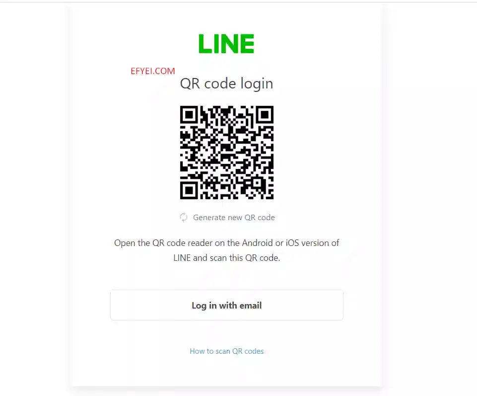 Cara Login Line Menggunakan QR Code